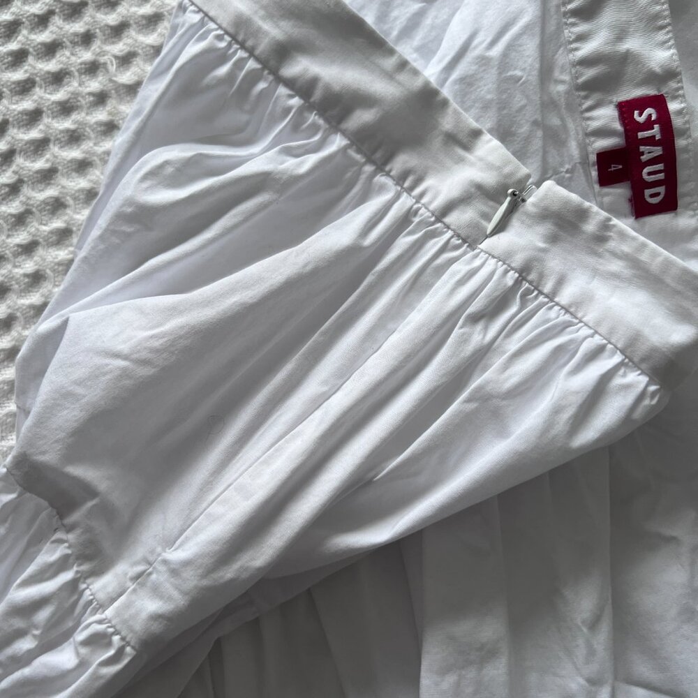 NWOT Staud Mini Sea Tiered Mini Skirt - Picture 7 of 9